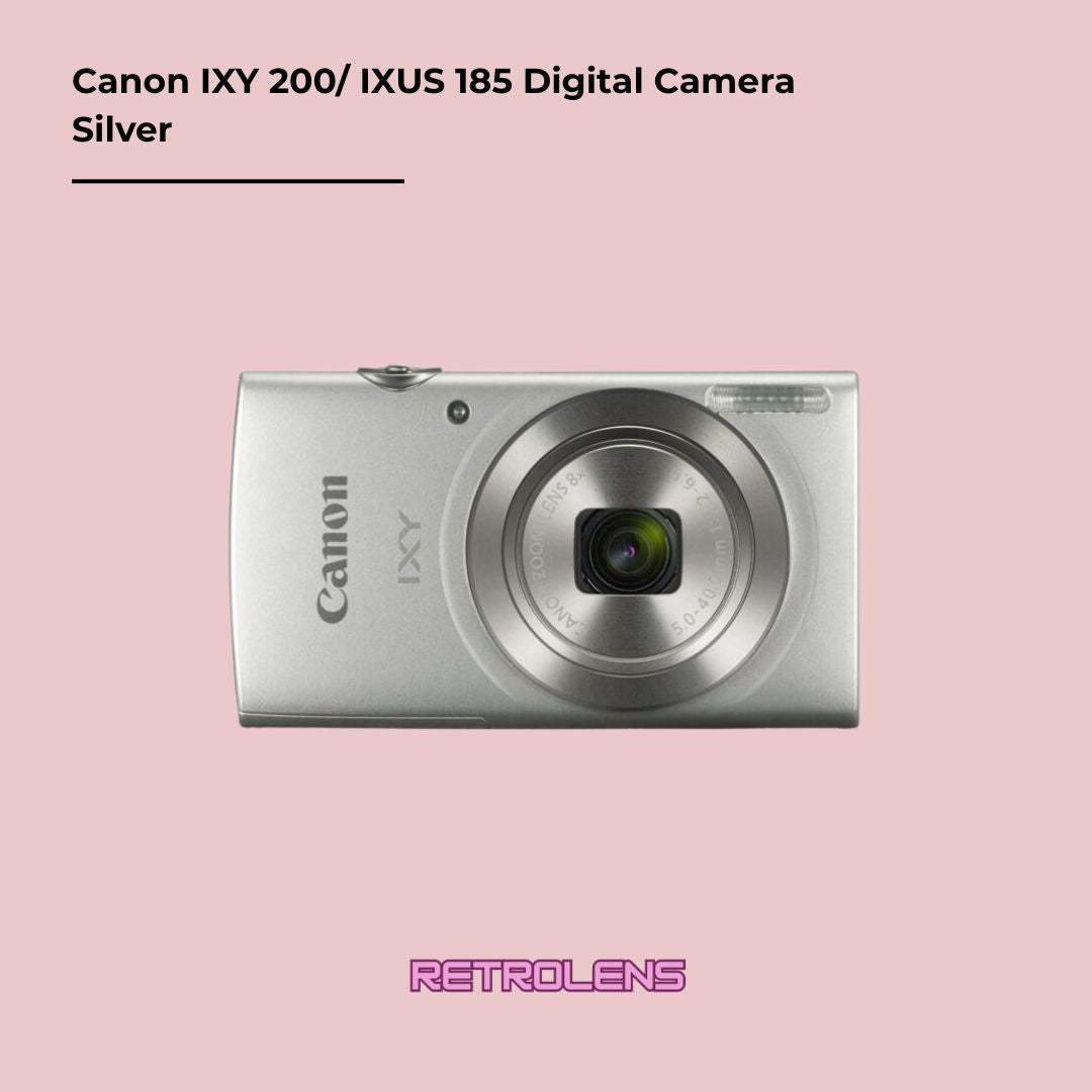 Canon IXY 200/ IXUS 185 (Silver) – RetroLens
