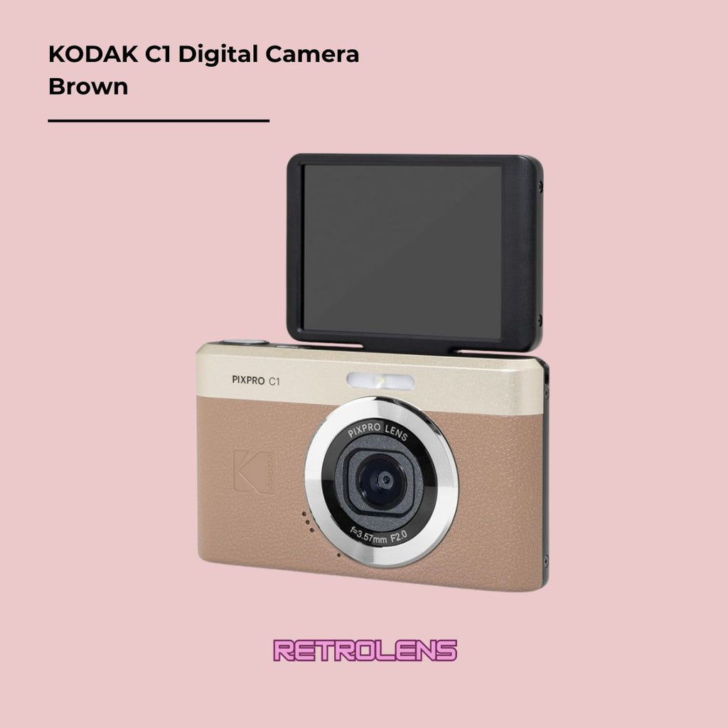 Kodak PIXPRO C1 Digital Camera (Brown)