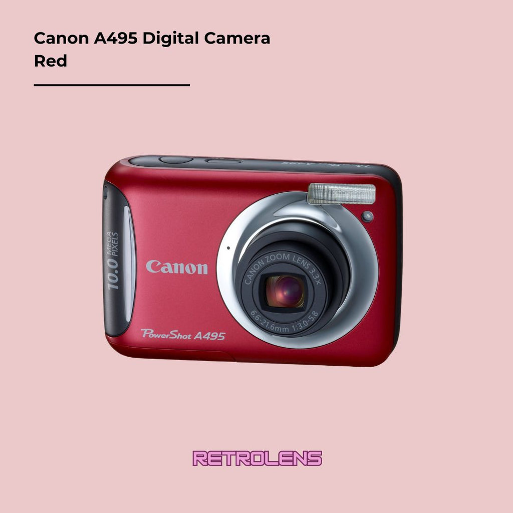 Canon PowerShot A495 (Red)