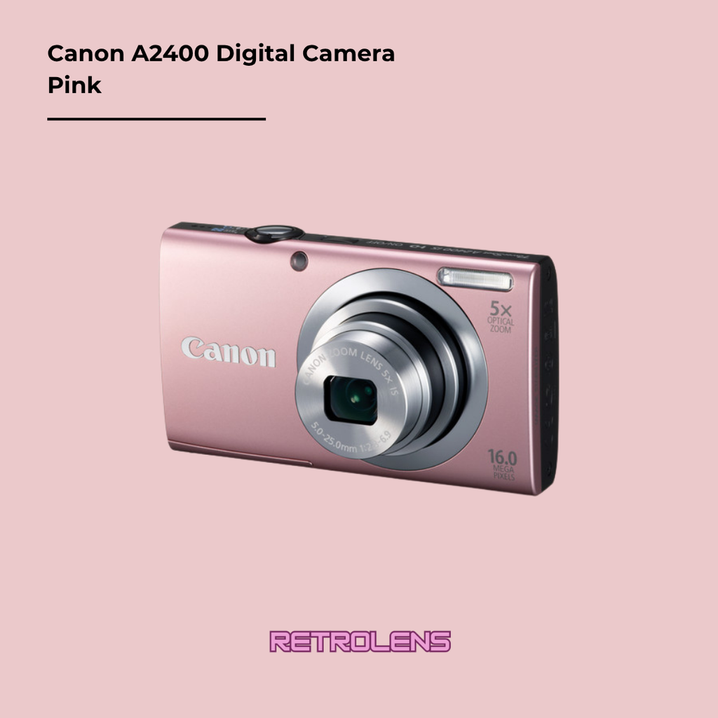 Canon PowerShot A2400 IS (Baby Pink)