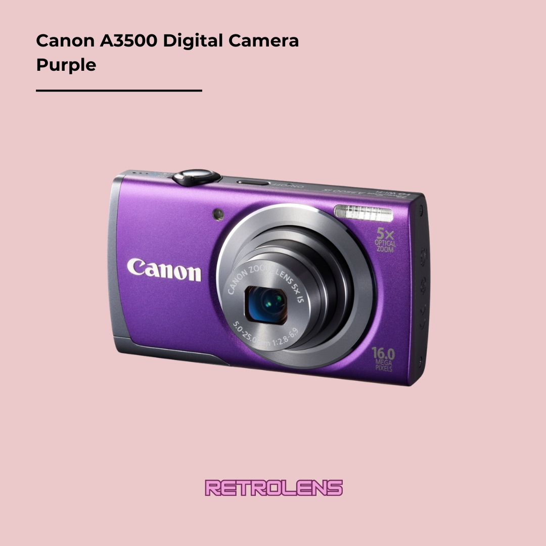 Canon PowerShot A3500 IS (Purple)