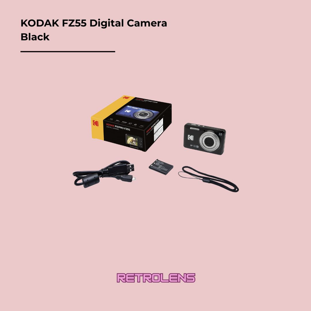 Kodak PIXPRO FZ55 Digital Camera (Black)