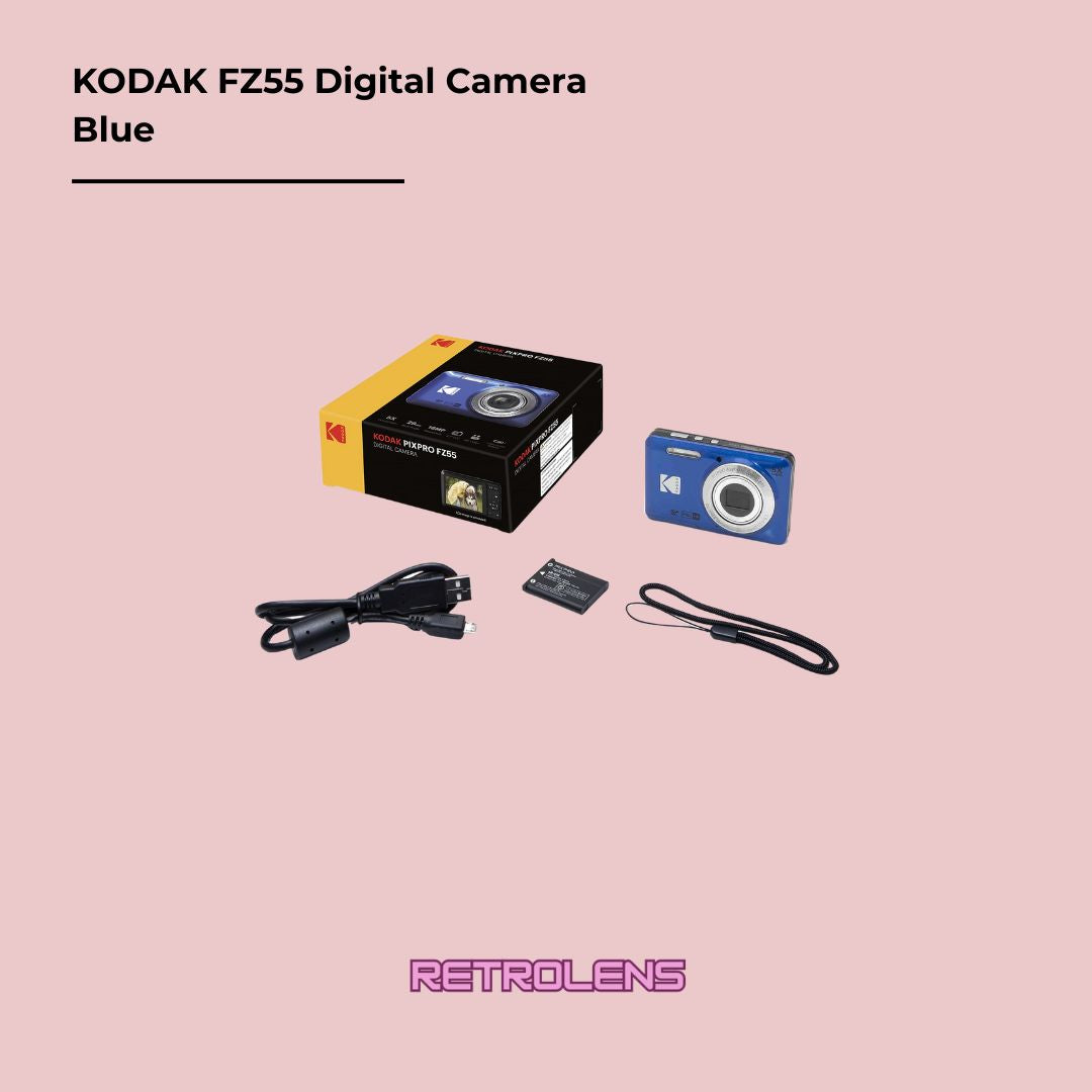 Kodak PIXPRO FZ55 Digital Camera (Blue)