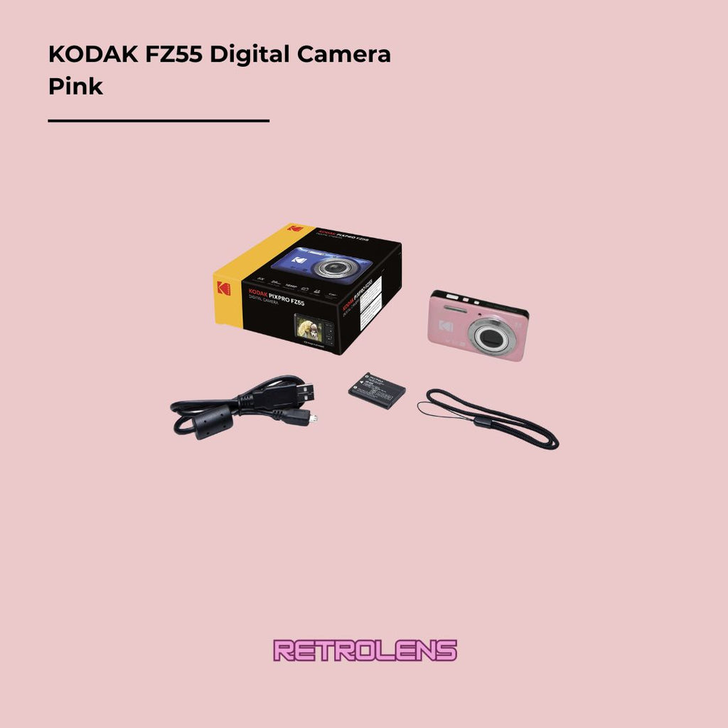 Kodak PIXPRO FZ55 Digital Camera (Pink)