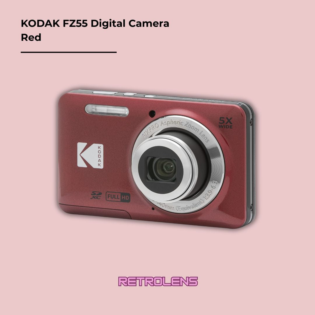 Kodak PIXPRO FZ55 Digital Camera (Red)
