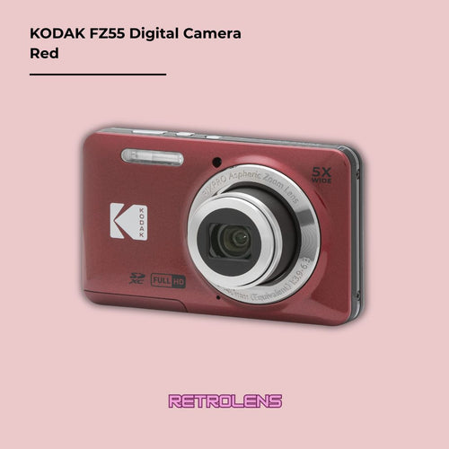 Kodak PIXPRO FZ55 Digital Camera (Red)