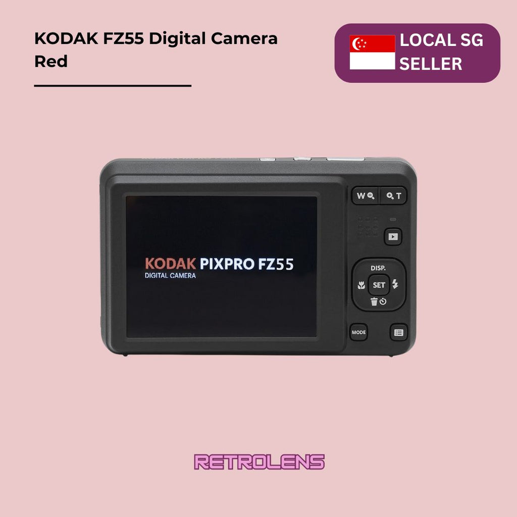 Kodak PIXPRO FZ55 Digital Camera (Red)