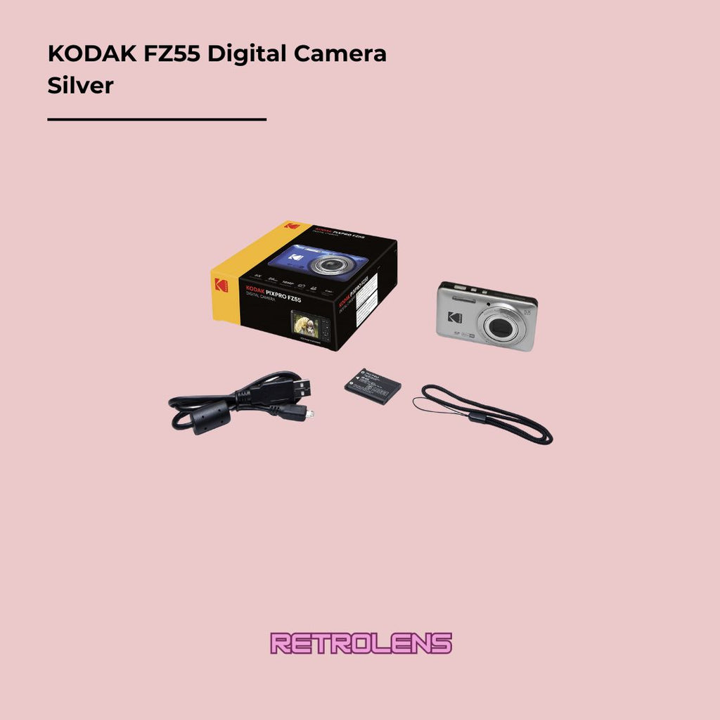 Kodak PIXPRO FZ55 Digital Camera (Silver)