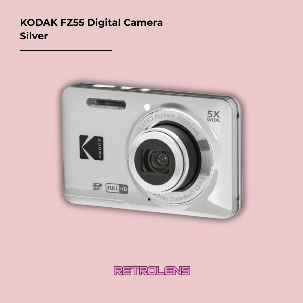 Kodak PIXPRO FZ55 Digital Camera (Silver)