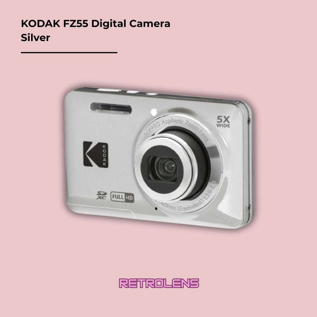 Kodak PIXPRO FZ55 Digital Camera (Silver)